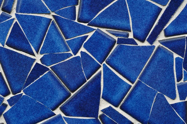 Синя плитка мозаїка — стокове фото