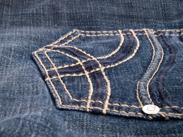 Кишені джинсових — стокове фото