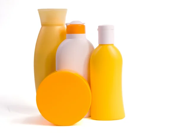 Sunscreen products — Stock Photo, Image