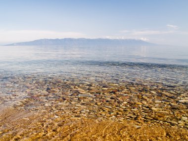 Clear water of Baikal clipart