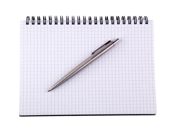 Stift und Notizbuch 3 — Stockfoto