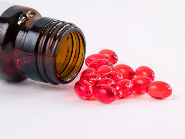 Pills from a bottle 3 — Stock Photo, Image