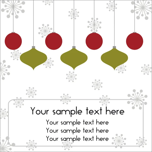 Christmas card 3 — Stock Vector