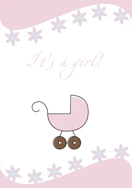 It's a girl! — Stock Vector