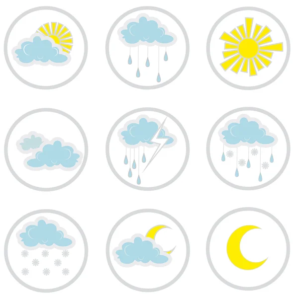 stock vector Weather Icons