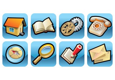 Icons for website clipart