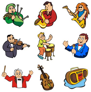 Music in vector clipart