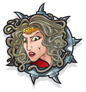 Myths: Medusa clipart