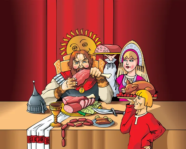 Lord 's feast — стоковый вектор
