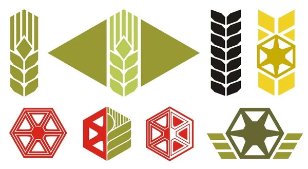 Ícones da agricultura —  Vetores de Stock