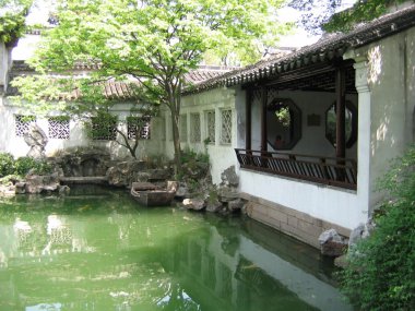 The Lingering Garden (LiuYuan) in Suzhou clipart