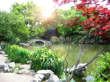 Nature park scenery, Hangzhou clipart