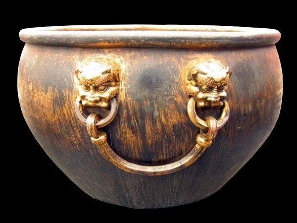 Golden cauldron — Stock Photo, Image