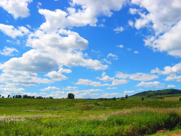 stock image Bright sky over a plain