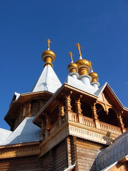 Золотые куполы России — стоковое фото
