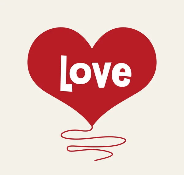 Sevgililer günü kartı tasarımı — Stok Vektör