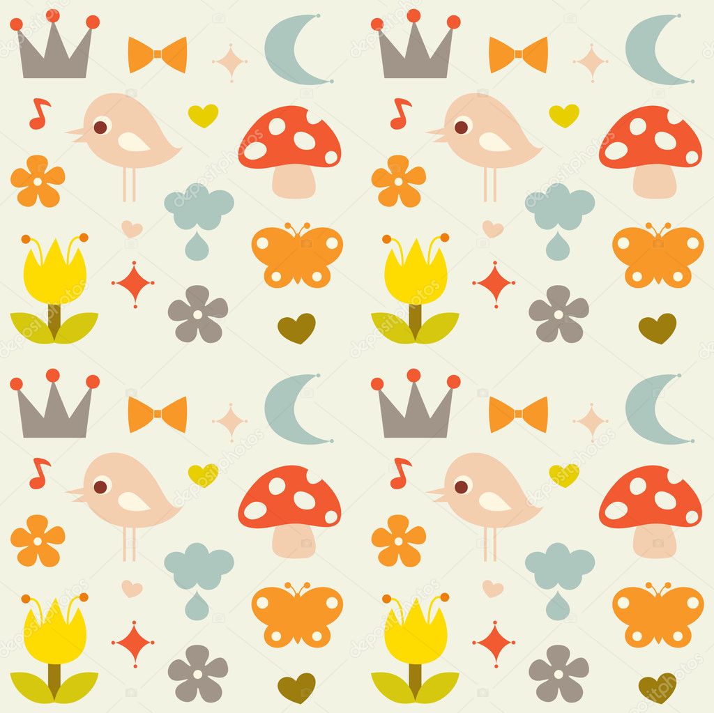 Vector cute background