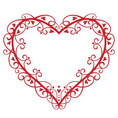 Vector Heart Background clipart