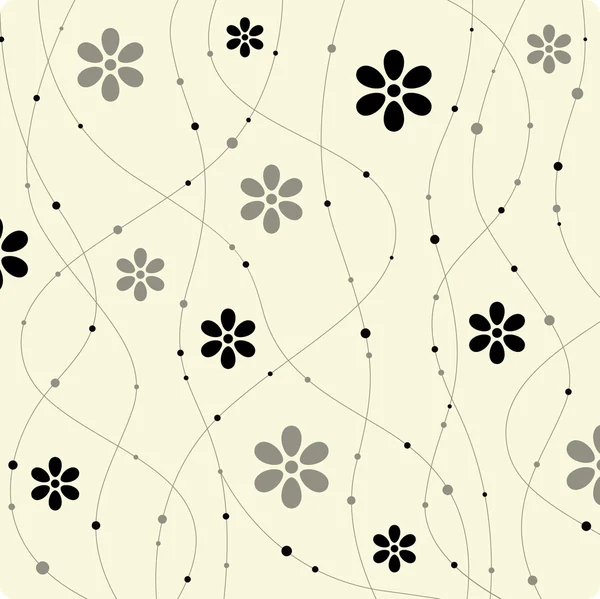 Diseño de fondo de flor vectorial — Vector de stock