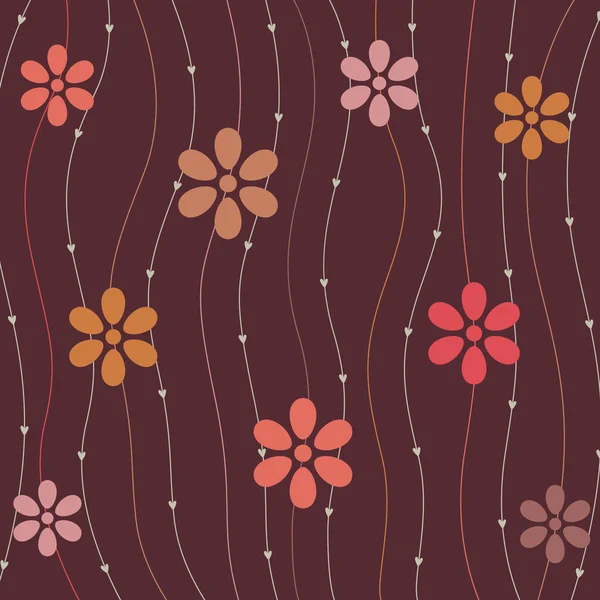 Vecteur fleur fond design — Image vectorielle