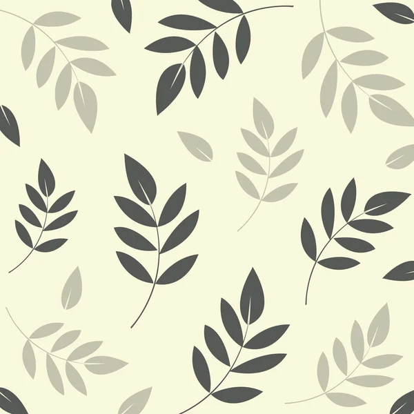 Vector leaf background design — Stock Vector