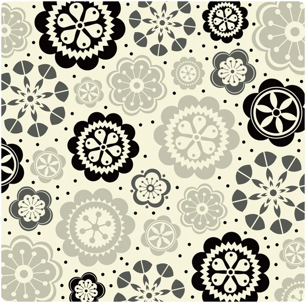 ベクターの花の壁紙デザイン — ストックベクタ