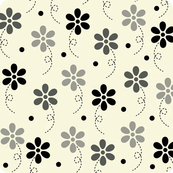 Vecteur fleur papier peint design — Image vectorielle