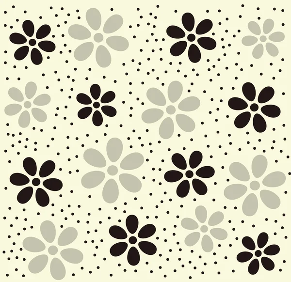 Vektör çiçek duvar kağıdı tasarımı — Stok Vektör