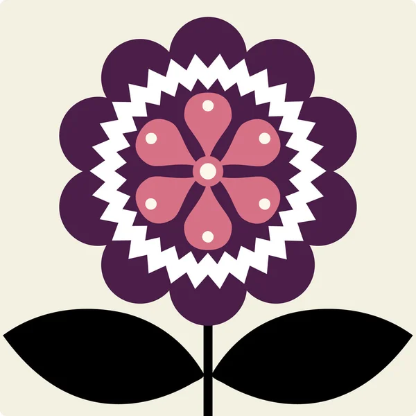 Векторный цветок — стоковый вектор
