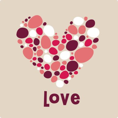 Love card design clipart