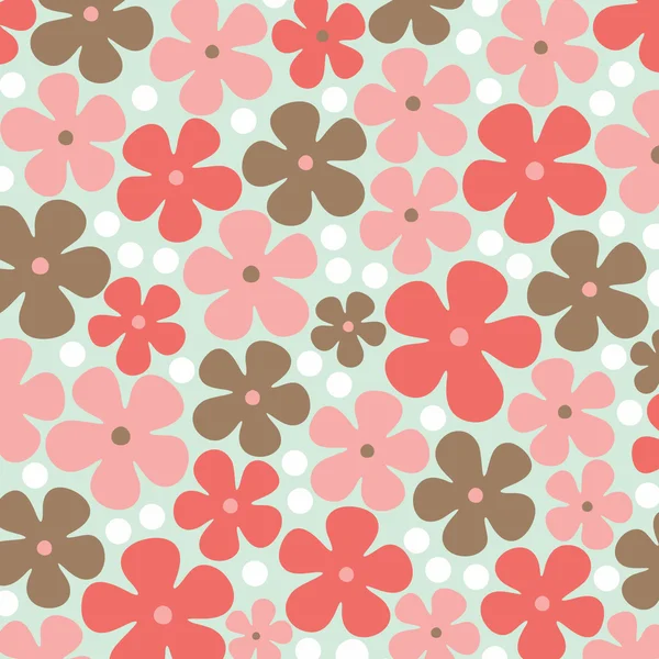 Vector flower background design — Stock Vector