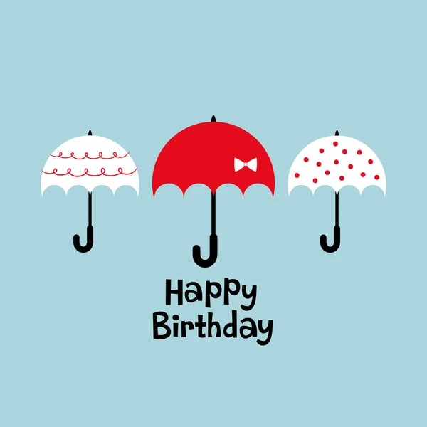 Umbrella card Vector Art Stock Images Depositphotos