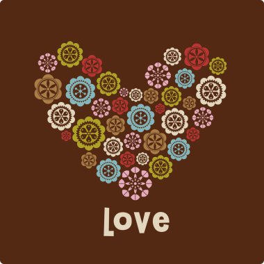 Love card design clipart