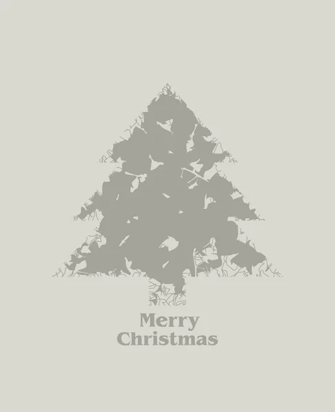 ベクトルのクリスマス カードの帽子 — ストックベクタ