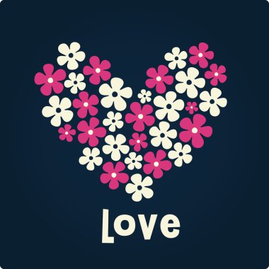 Love card design clipart