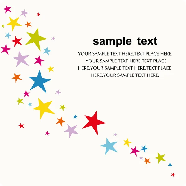 Star background card — Stock Photo, Image