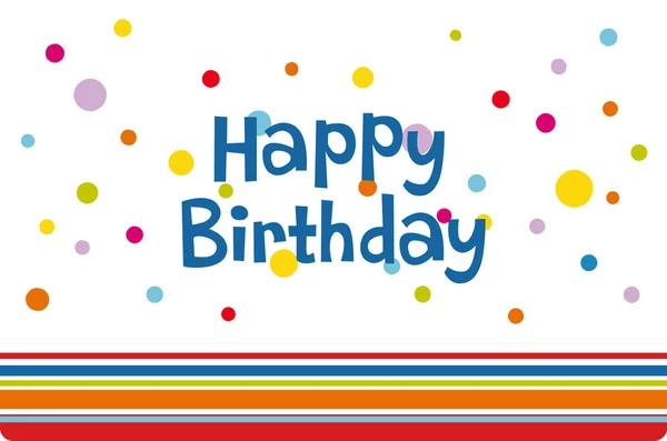 Birthday card design — Stock Photo, Image