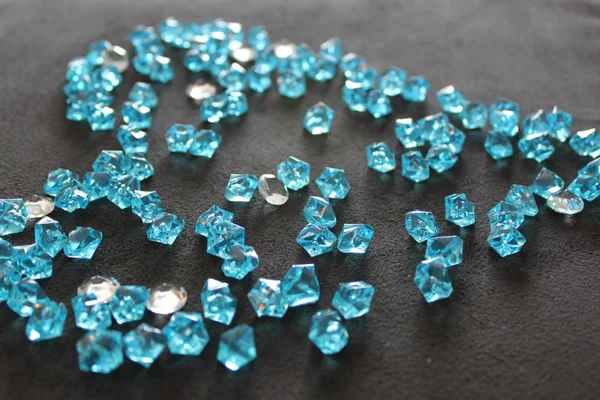 Mavi crystalls Stok Resim