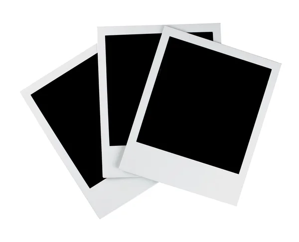 Tres fotos polaroid Fotos de stock