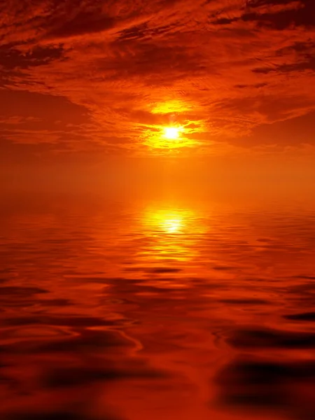Firing sunset — Stock Photo, Image