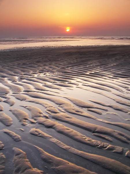 日落海滩 — 图库照片