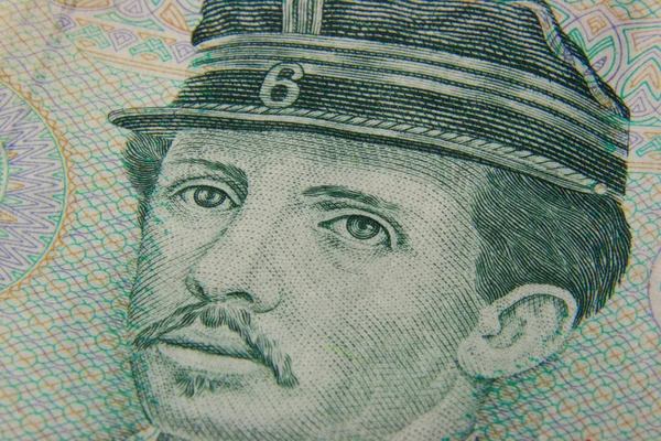 Stock image Portrait on the money