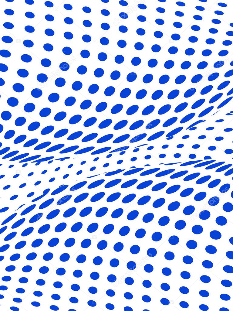 Abstract Blue Dots