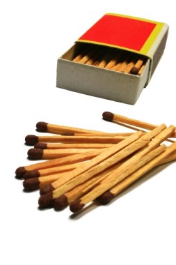 Matches and matchbox clipart