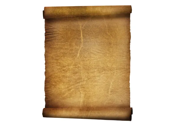 stock image Vintage paper scroll