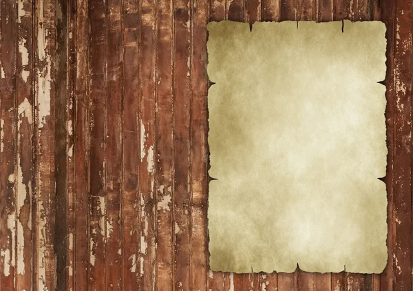 木材のヴィンテージ紙 — ストック写真