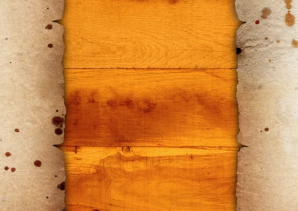 Papeles vintage sobre madera —  Fotos de Stock