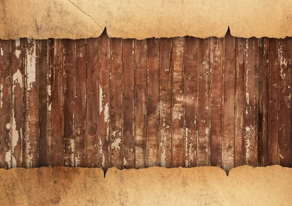 Старовинні папери на дереві — стокове фото