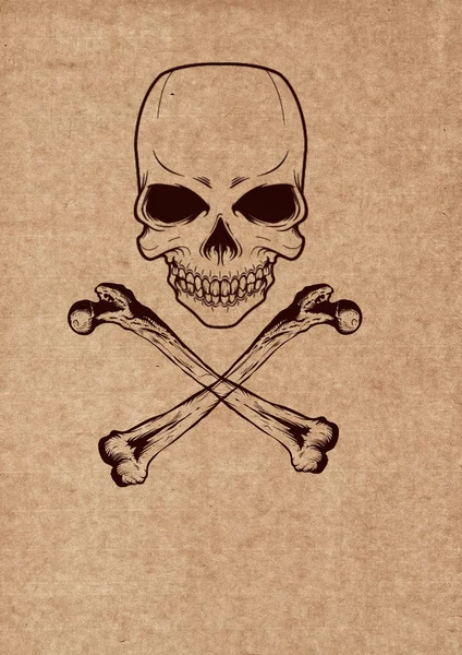Skull illustration — Stock Photo, Image