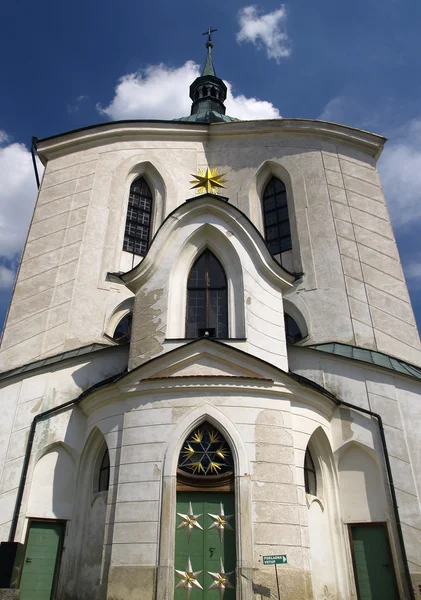 Barockkirche st. jan nepomucky, tschechisch — Stockfoto